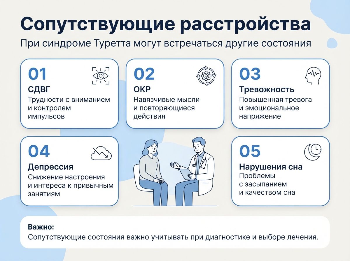 Лечение синдрома Туретта в Донецке инфографика